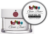 Aneway® Gem Jam™ No-Wipe Builder Nail Gel | ONE STEP, UV/LED GEL NAIL COLOR |  "SMOOTH & CREAMY" | #84 AURORAS TAIL | Glitter Nail Color Collection