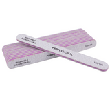 Zebra 100/100 Grit Cushioned Pro Nail File - Wash-able & Disinfect-able
