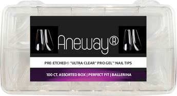 PRE-ETCHED® Pro Gel Tips™ | BALLERINA | 100 CT. PRO BOX