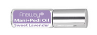Mani + Pedi™ CUTICLE OIL  - infused with *Sweet Lavender (EO) - Travel Size Glass Bottle (Roll-On) - Never Sticky or Greasy!