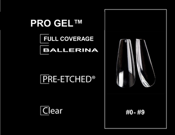 PRE-ETCHED® PRO GEL TIPS™ | BALLERINA | 20 CT. FULL COVER NAILS