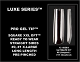 LUXE SERIES™ PRO GEL TIPS™ | XXL SQUARE | 120 CT.