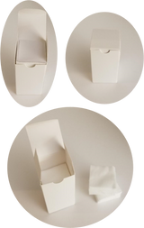 Gel Nail Polish Removal Clips | 10 CT. "WHITE" w/Storage Case + BONUS: 100 CT. BOX SOAK-OFF NAIL PADS