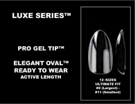 LUXE SERIES™ PRO GEL TIPS™ | ELEGANT OVAL | 24 CT. FULL COVER NAILS