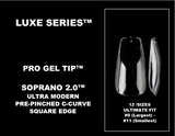 LUXE SERIES™ PRO GEL TIPS™ | SOPRANO 2.0™ (ULTRA MODERN SQUARE) | 120 CT.