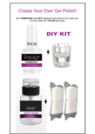DYI PRO COLOR GEL NAIL POLISH KIT - MAKE YOUR OWN GEL NAIL COLOR!