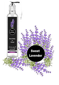 Aneway® Mani+Pedi™ CARE - Nourishing Oil - 4 Fl. Oz. Crystal Clear Bottle - Elegant Silver Pump Top Dispenser - Sweet Lavender (EO)