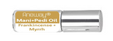 Mani + Pedi™ CUTICLE OIL  - infused with *Frankincense-Myrrh (EO) - Travel Size Glass Bottle (Roll-On) - Never Sticky or Greasy!