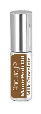 Mani + Pedi™ CUTICLE OIL   - infused with *Milk Chocolate (EO) - Travel Size Glass Bottle (Roll-On) - Never Sticky or Greasy!