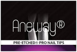 PRE-ETCHED® Pro Nail Tips™ | DAISY CUTTER™ 2.0 WELL-LESS SQUARE NAIL TIPS | 100 CT. ASSORTED NAIL TIP BOX | WHITE / NATURAL / CLEAR