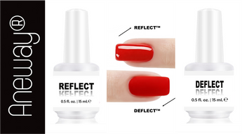 REFLECT™ (DIAMOND SHINE!) + DEFLECT™ (MATTE EFFECT) No-Wipe | Gel Top Coat Nail Polish Duo | 1/2 Fl. Oz. | Simply The Best!