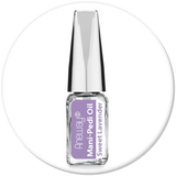 Mani + Pedi™ CUTICLE OIL  - infused with *Sweet Lavender (EO) - Travel Size Glass Bottle (Brush-On) - Never Sticky or Greasy!