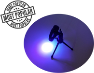 FLASH CURE™ MINI HAND HELD UV/LED GEL NAIL & HOBBY CURING LAMP + HANDS FREE™ ADJUSTABLE DESK TOP LAMP HOLDER