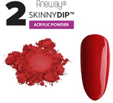 SKINNY DIP™ Nail Dip Acrylic Powder (Smooth as Gel) | SOPHISTICATED "WARM" RED | 1 OZ.