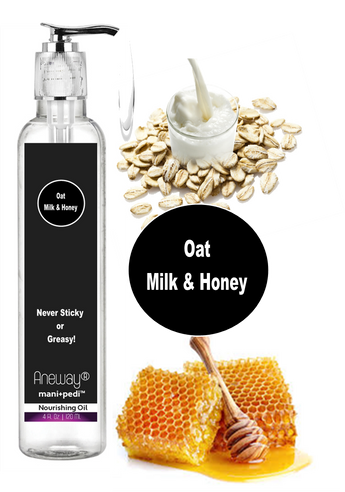 Aneway® Mani+Pedi™ CARE | Pro Nail Cuticle Skin Nourishing Oil *Oat, Milk & Honey (F.O.)