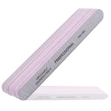 Zebra 100/180 Grit Cushioned Pro Nail Files - Wash-able & Disinfect-able