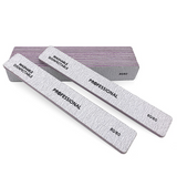 Zebra (X-LARGE) 80/80 "Aggressive" Grit Cushioned Pro Nail Files | Wash-able & Disinfect-able