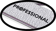Zebra 80/80 Grit Cushioned Pro Nail Files - Washable & Disinfect-able