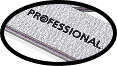 Zebra 100/100 Grit Cushioned Pro Nail File - Wash-able & Disinfect-able