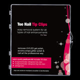 Aneway® "Toe" Nail Tip Clips™ | Gel Nail  Polish + Glitter Remover
